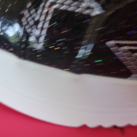 Betsey Johnson GROOVE BLACK Glitter Star Flatform Sneakers - Picture 13 of 16